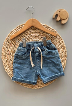 Bermuda de jean con lazo - Art. 0421 - comprar online