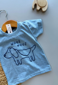 Remera Jaspeada Woof celeste - Art. 0306 en internet