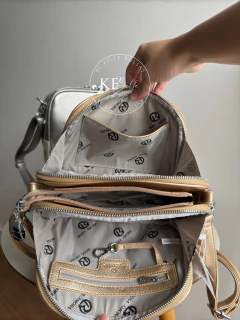 Bolsa Feminina Rosa Amora Metalic na internet