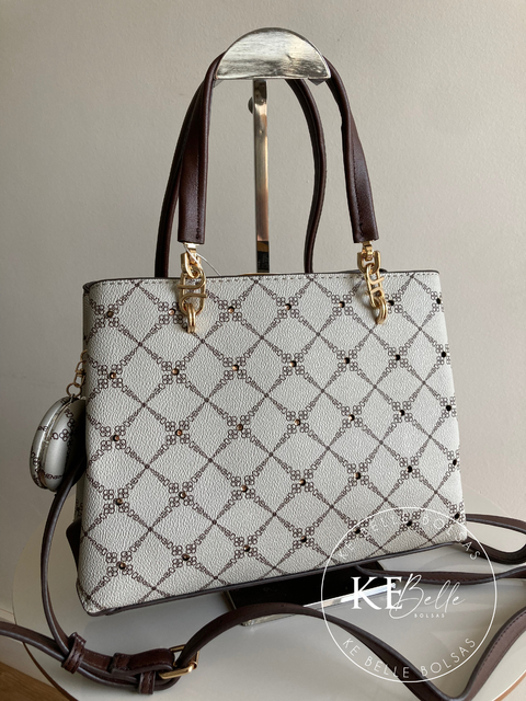 Bolsa Feminina Chenson Cristal Clássico 4718 Natural