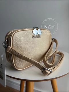 Imagem do Bolsa Feminina Rosa Amora Metalic