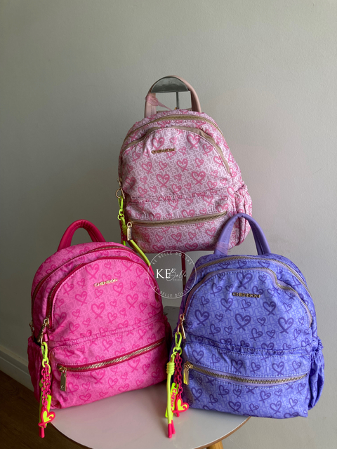 Mochila Pequena Feminina Chenson Heart 4776