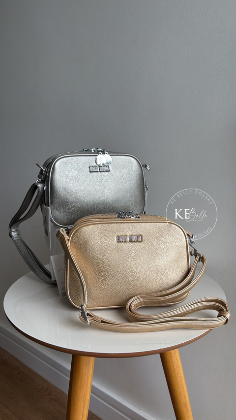 Bolsa Feminina Rosa Amora Metalic