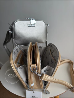 Bolsa Feminina Rosa Amora Metalic - comprar online