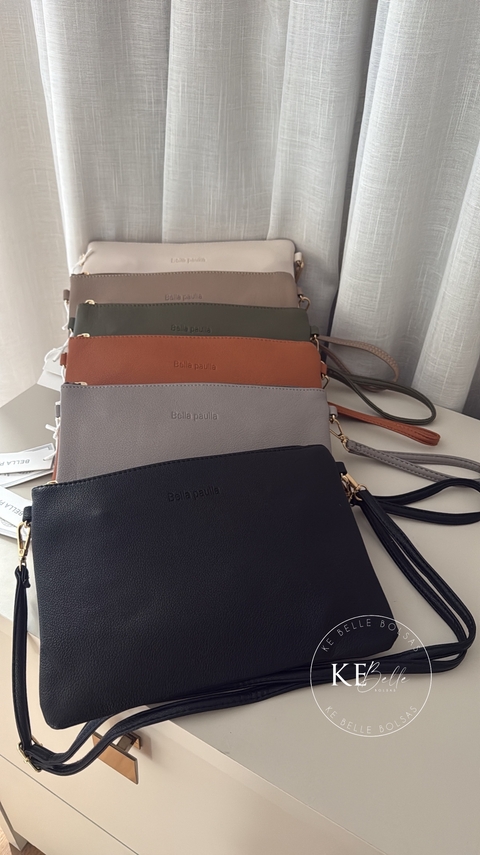 Bolsa Feminina Bella Paulla Transversal Básica de Mão - comprar online