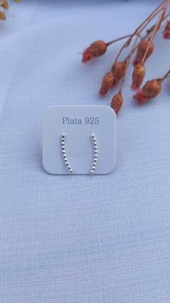 AROS PLATA 925 | PALITO BOLITAS