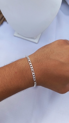 ACERO BLANCO | PULSERA 3X1 INTERMEDIA