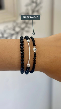 PULSERA PLATA 925 | ECO CRISTAL OJITO - comprar online