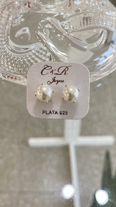 AROS PLATA 925 | PASANTE PERLA ENGARZADA M