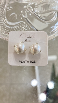 AROS PLATA 925 | PASANTE PERLA ENGARZADA L