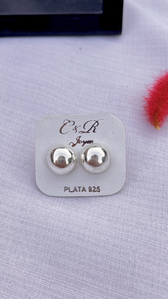 AROS PLATA 925 | MEDIA BOLITA XL