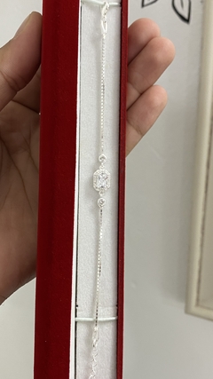 PULSERA PLATA 925 | VERONA BLANCO en internet