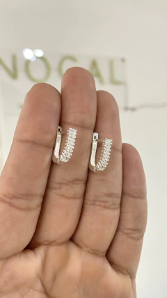 AROS PLATA 925 | HUGGIES BARRITA MICROPAVE en internet
