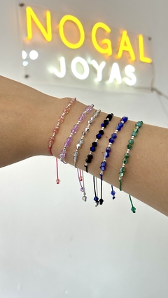 PULSERA PLATA 925 | MORA VERDE - comprar online