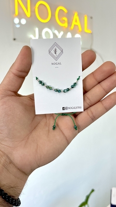 PULSERA PLATA 925 | MORA VERDE