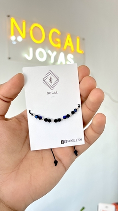 PULSERA PLATA 925 | MORA NEGRO