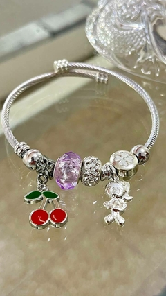 ACERO BLANCO | ESCLAVA PANDORA AIXA - comprar online