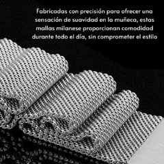 Malla metálica imantada 22mm - modelo Milanese - tienda online