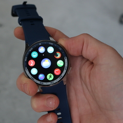 Imagen de Smartwatch DT "Watch X" plateado y azul