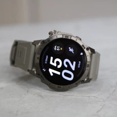 Smartwatch HK08 plateado (GPS Integrado) - LITIO TECH  │Smartwatch y auriculares