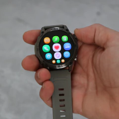 Smartwatch HK08 plateado (GPS Integrado) en internet