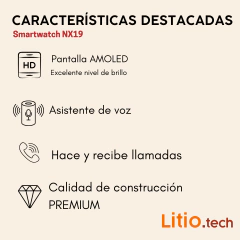 Imagen de Smartwatch NX19 + malla