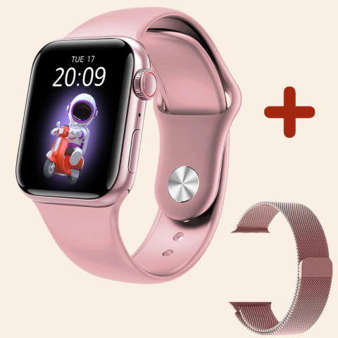 Smartwatch GS9 mini rosa con malla de REGALO - comprar online