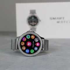 Smartwatch NX19 plateado + malla en internet