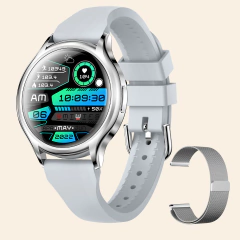 Smartwatch CF39 plateado + malla - comprar online