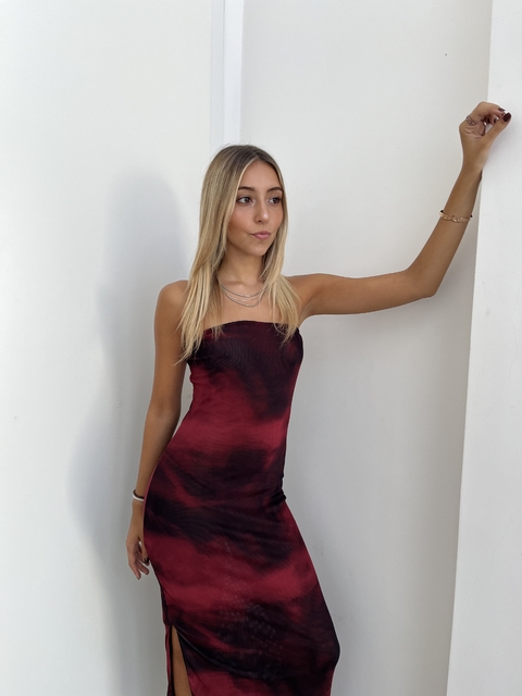 MAXI VESTIDO BORDEUX