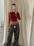 TOP NUDO | BORDO - comprar online