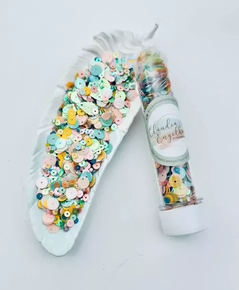 Mix Paetê Lantejoulas Scrapbook by Cláudia Engelhart - comprar online