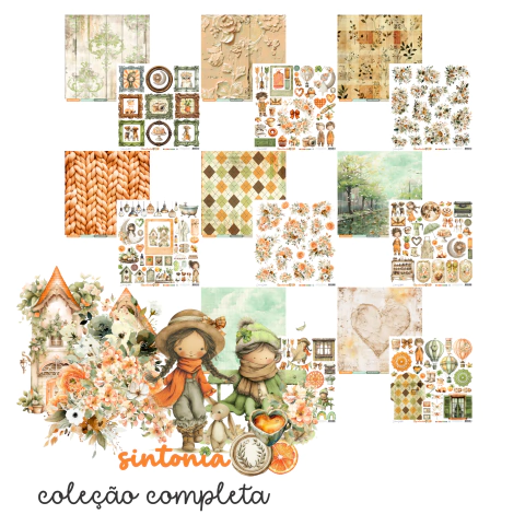 Coleção Sintonia 30x30 com 9 fls | Carina Sartor - comprar online