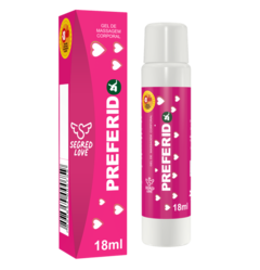 GEL PARA MASSAGEM BEIJÁVEL PREFERIDO 18ML SEGRED LOVE