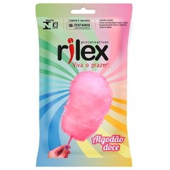 PRESERVATIVO COM AROMA DE ALGODÃO DOCE LUBRIFICADO 3 UNIDADES – RILEX
