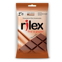PRESERVATIVO COM AROMA DE CHOCOLATE LUBRIFICADO 3 UNIDADES – RILEX