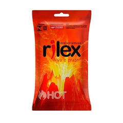 PRESERVATIVO HOT LUBRIFICADO 3 UNIDADES – RILEX