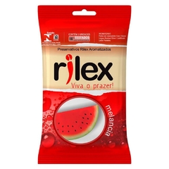 PRESERVATIVO COM AROMA DE MELANCIA LUBRIFICADO 3 UNIDADES – RILEX