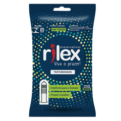 PRESERVATIVO TEXTURIZADO LUBRIFICADO 3 UNIDADES – RILEX