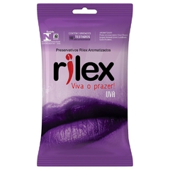 PRESERVATIVO COM AROMA DE UVA LUBRIFICADO 3 UNIDADES – RILEX