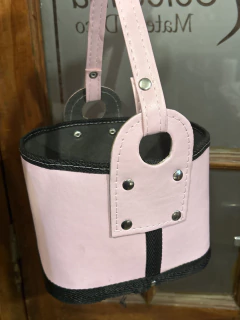 Canasto Matero de EcoCuero Liso - tienda online