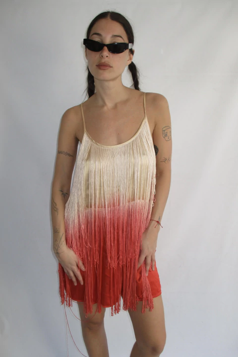 Vestido coral Cher (T.M) - comprar online