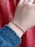 Pulseira Pedrinhas Coloridas Prata - Importado da Turquia