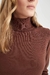 Blusa Básico Gola Alta em Tricô - Importada da Turquia - Chá Turco