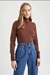 Blusa Básico Gola Alta em Tricô - Importada da Turquia