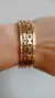 Bracelete Cartier Dourado- Importado da Turquia