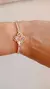 Pulseira Em Aço Inoxidavel Ajustavel Dourado - Importado da Turquia