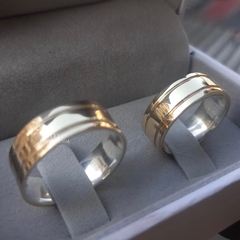Alianças Holanda 8mm | Moeda Antiga - loja online