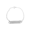 Pulseira Infantil Chapa Sininho | Prata 925