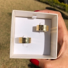 Alianças Screwed 9mm | Moeda Antiga